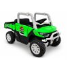 Coche eléctrico infantil Lean Cars GTS2299-H 24V 4x4 verde, vista frontal todoterreno
