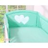 Juego de Cuna 2 piezas My Sweet Baby - Corazones Colgantes Mint - imagen 2