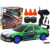 Coche Deportivo Teledirigido R/C 1:24 Verde con Ruedas Intercambiables