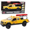 Vehículo Todo Terreno con Kayak, Luces y Sonidos Amarillo