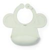 Babero de Silicona Ajustable Babyono Verde para Bebés
