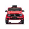 Mercedes G 4x4 infantil rojo Lean Cars, detalle interior ecopiel con cinturones