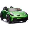 Coche de Paseo Porsche GT3 Verde Lean cars - Juguete Infantil