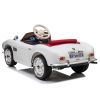 Coche Eléctrico Infantil BMW Retro Blanco