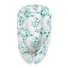 Baby Nest Double-sided Premium Cocoon For Infants Bobono- Eucaliptus Mint