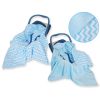Manta de Asiento para Bebés Doble Cara My Sweet Baby Chevron Azul