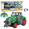 Tractor Agrícola RC Control Remoto Verde 1:24