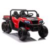 Vehículo eléctrico infantil 6 ruedas 4x4 XB-1038A Lean Cars rojo, vista frontal