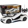 Coche R/C BMW i8 Rastar 1:14 Blanco con Puertas Automáticas
