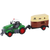 Tractor agrícola teledirigido con remolque 1:24