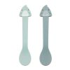 Cucharas de Silicona Mr. Shark Trixie - 2-pack para bebé