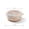 Bol de silicona con ventosa y tapa Babyono para bebés