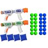 Juego de Lanzamiento 4 en 1 con Pistola de Pelotas