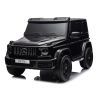 Vista lateral del coche eléctrico Mercedes G63 XXL, fabricado en ecocuero.