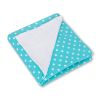 Manta Doble Cara para Silla de Coche My Sweet Baby - Lunares Turquesa - imagen 2