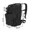 Mochila táctica XL negra Trizand para bebés y niños - imagen 2