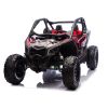 Detalle de la carrocería abierta y barras antivuelco del buggy DK-CA001 rojo lacado
