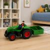 Tractor agrícola RC con luces LED y figura de granjero
