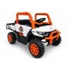 Coche eléctrico infantil Lean Cars GTS2299-H 24V 4x4 naranja, vista frontal todoterreno