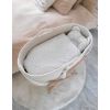 Moses Basket Boho Handmade Cotton With Mattress - Cream