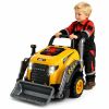 Bulldozer Excavator de Lean toys en color amarillo y negro
