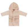 Bata de baño Trixie para bebés - Hush Rose, suave y absorbente