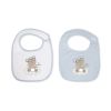 Set de 2 baberos de rizo Dreamy Flight Azul Kikkaboo