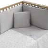 Jgo 2 Pcs.colcha I-v. Cuna 60 Ardi Gris 60x120x3 Cm - Cambrass - imagen 2
