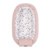 Nido de Bebé Reversible Velvet Twigs Rosa 80x45 – Cocoon Ajustable y Acolchado