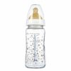 Biberón de vidrio Nuk First Choice+ 240ml con indicador de temperatura