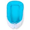 Baby Nest Double-sided Premium Cocoon For Infants Bobono- Turquoise/ Turquoise