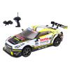 Coche Deportivo RC 1:16 con Ruedas Intercambiables Blanco y Amarillo - imagen 2
