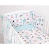 Protector de Cuna Universal My Sweet Baby - Zorro Beige/Menta - imagen 2