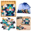 Rompecabezas de Madera Gatos Educativo 62 Piezas