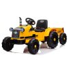 Tractor Eléctrico Ride-On Amarillo Lean cars para Bebés
