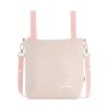 Bolso Talega Lino Rosa 12x40x35 Cm - Cambrass