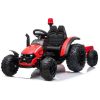 Tractor Eléctrico HZB-200 con Remolque Rojo
