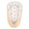 Baby Nest Double-sided Premium Cocoon For Infants Bobono- Rainbow Beige Bear/ Beige
