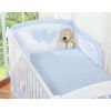 Protector de Cuna My Sweet Baby – Corazones en Cuadro Azul - imagen 2