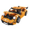 Coche de Carreras GT de Bloques Naranja 1:14 - 1268 Piezas