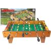 Mesa de fútbol de Lean toys con jugadores dispuestos a jugar.