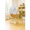 Carrito de Muñecas My Sweet Baby, Mimbre Natural con Ropa - imagen 3