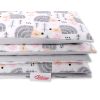 Juego de Ropa de Cuna My Sweet Baby 2 Piezas Hedgehogs Grey - imagen 2