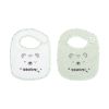 Set de 2 Baberos Rizo+Velour Bear with me Kikkaboo