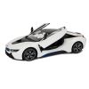 Coche R/C BMW i8 Rastar 1:14 Blanco con Puertas Automáticas