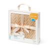 Manta de lana merino beige oscuro Babyono para bebé - imagen 2