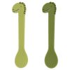 Cuchara de Silicona 2-Pack Mr. Dino Trixie para Bebés