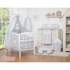 Dosel de Cuna My Sweet Baby con Corazones Colgantes Gris - imagen 2