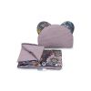 Set Waffle Sensillo - Manta y Almohada para Bebé Boho Rosa
