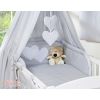 Juego de Ropa de Cuna 5 piezas My Sweet Baby Col. Corazones Grises - imagen 3
